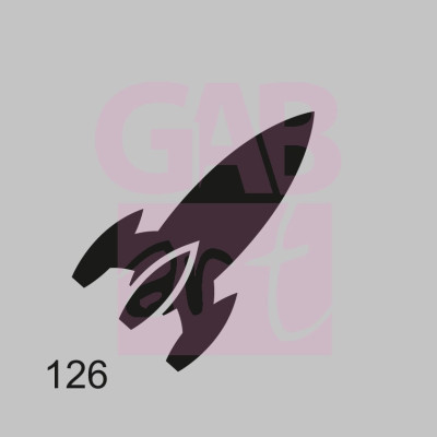 Šablona -   raketa, 126