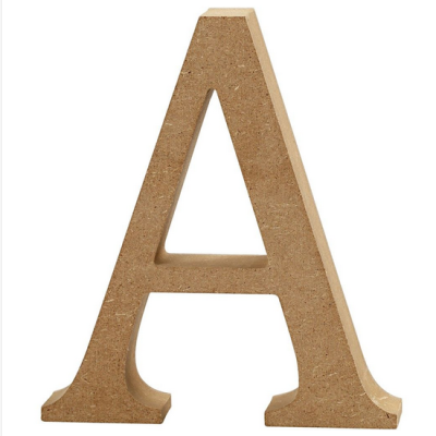 Dřevěné písmeno - A