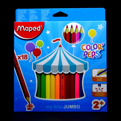 Pastelky Maped My first JUMBO, 18 kusů