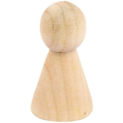 Dřevěná figurka, 4 cm