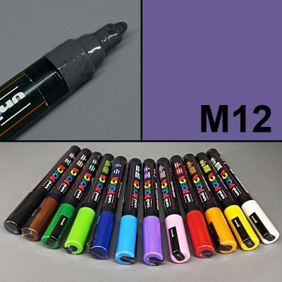Popisovač Posca - 1,8-2,5 mm - metal fialový