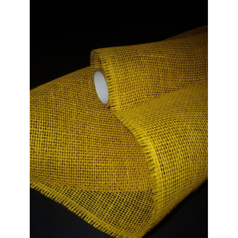 Juta - žlutá, šířka 50 cm