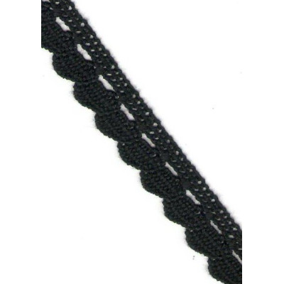 Krajka černá č. 1, š. 13 mm